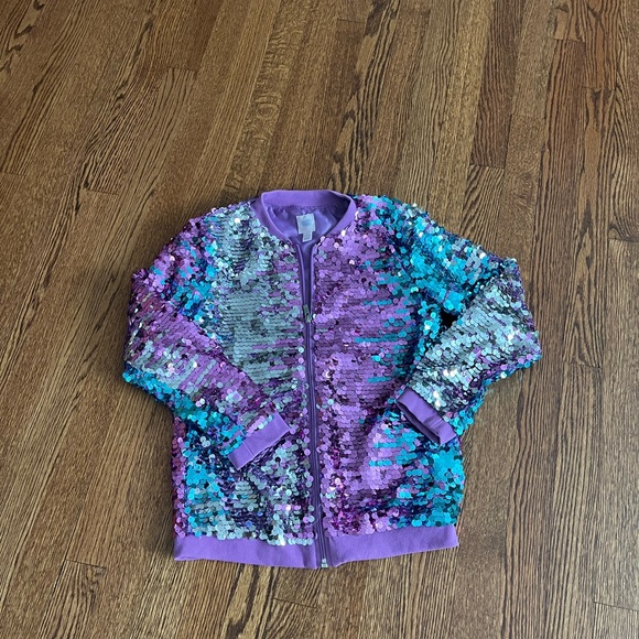Size 10/12 sparkle jacket - Picture 4 of 4